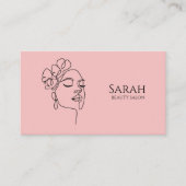 Carte De Référencement Salon de beauté (Devant)