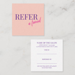 Carte De Référencement Salon de Beauté de Luxe Coiffeurs Artistes de Cils