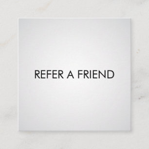 Carte De Référencement Salon de Beauté Élégant Moderne Blanc