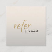 Carte De Référencement Salon de beauté moderne et élégant (Devant)