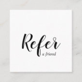 Carte De Référencement Salon de beauté promotionnel (Devant)