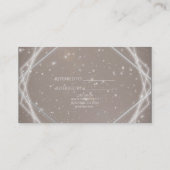 Carte De Référencement Salon géométrique moderne Sparkle Référer un ami (Dos)