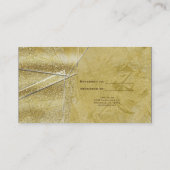 Carte De Référencement Salon Glam Crystal Pailleté Or Référez un ami (Dos)