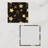Carte De Référencement Seamless pattern with Golden Stars (Devant / Derrière)