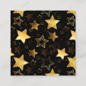 Carte De Référencement Seamless pattern with Golden Stars (Devant)