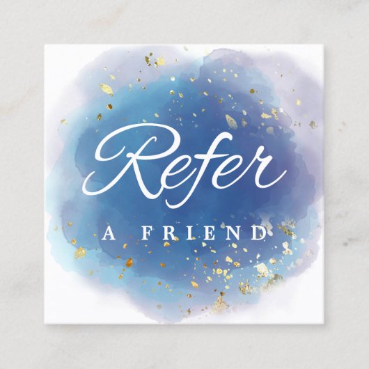 Carte De Référencement Signature holographique Script moderne Parties sci (Devant)