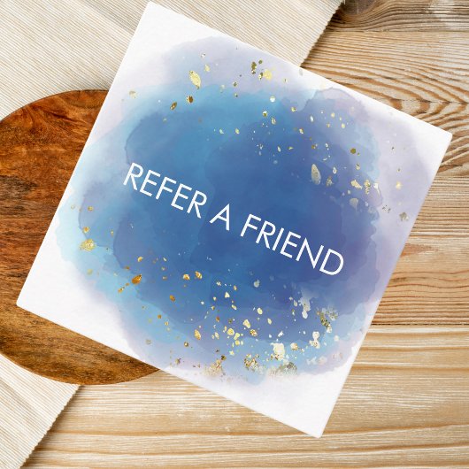 Carte De Référencement Signature holographique Script moderne Parties sci