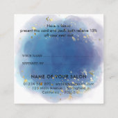 Carte De Référencement Signature holographique Script moderne Parties sci (Dos)