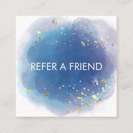 Carte De Référencement Signature holographique Script moderne Parties sci (Devant)