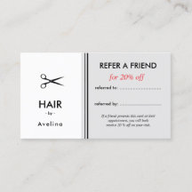 Simple elegant business light beauty salon