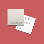 Carte De Référencement Simple Elegant Faux Silver Beauté