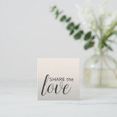 Carte De Référencement Simple Elegant Faux Silver Beauty Salon (Debout devant)