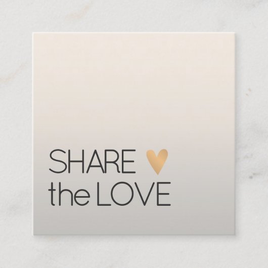 Carte De Référencement Simple Elegant Faux Silver Gold Heart (Devant)