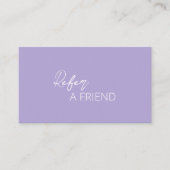 Carte De Référencement Simple élégant moderne (Devant)