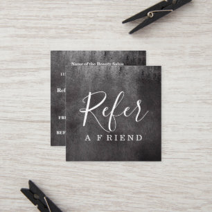 Carte De Référencement Simple Elegant noir et blanc tableau de bord de ré