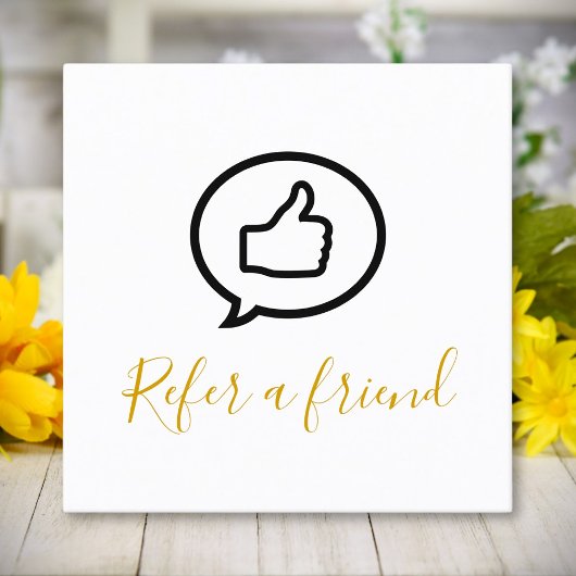 Carte De Référencement Simple Elegant Noir et Faux Or