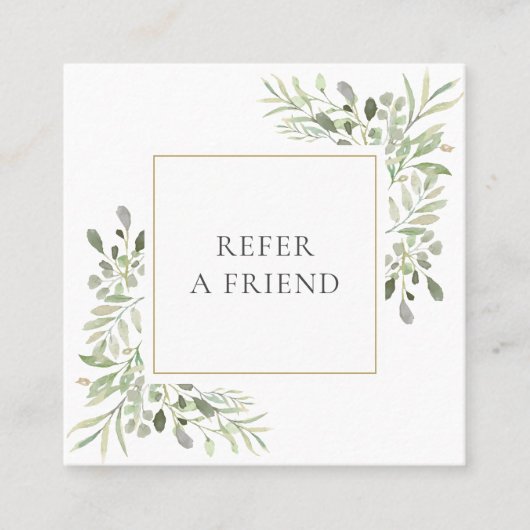 Carte De Référencement Simple et élégant (Devant)