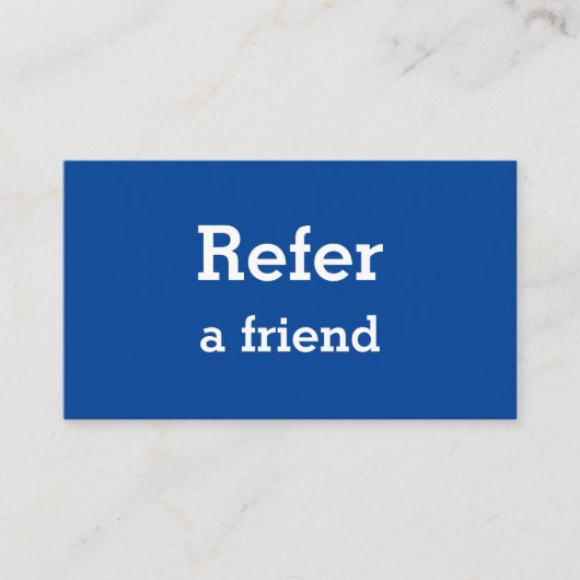 Carte De Référencement simple et minimal ajouter votre nom magasin salon  (Devant)