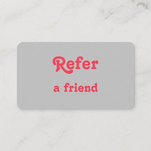 Carte De Référencement simple et minimal ajouter votre nom magasin salon (Devant)