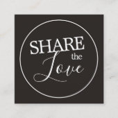 Carte De Référencement Simple Moderne Ivoire Noir et Blanc BeautySalon  (Devant)