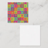 Carte De Référencement Squares (Devant / Derrière)