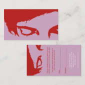 Carte De Référencement style emo renvoyer un ami (Devant / Derrière)