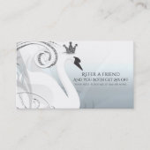 Carte De Référencement Swan Princess Silver & White Référer un ami (Devant)