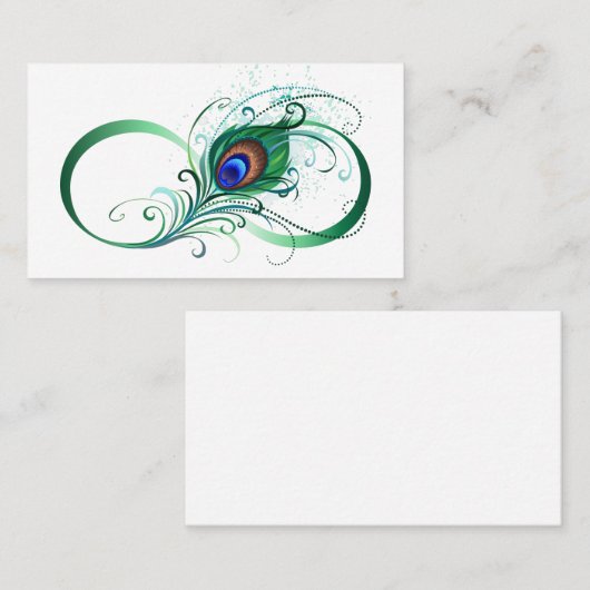 Carte De Référencement Symbole de l'Infinity (Devant / Derrière)