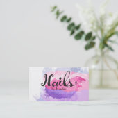 Carte De Référencement Technicien élégant de clou (Debout devant)