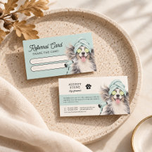 Toiletteur de chien mignon Client de toilettage d'
