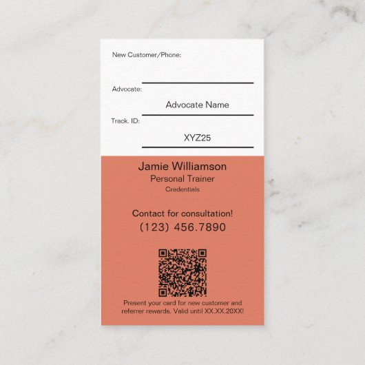 Carte De Référencement Transformer Les Clients Débutants En Avocats (Dos)