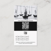 Carte De Référencement Transformer les clients loyaux en avocats Noir & B (Devant)