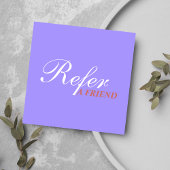 Carte De Référencement Typographie élégante Propre Bleu Salon de beauté