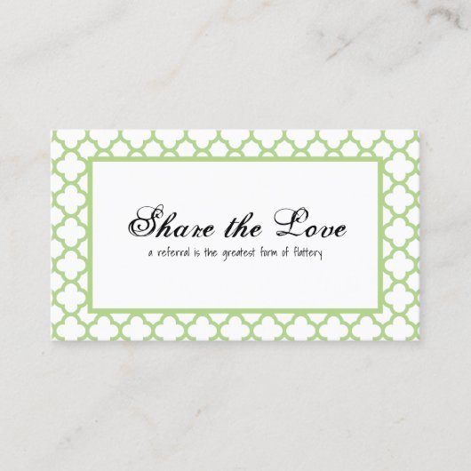 Carte De Référencement Une coquille verte classique pour un ami (Devant)