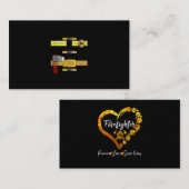 Carte De Référencement Uniforme de firefighter Funny DIY Halloween (Devant / Derrière)