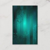 Carte De Référencement Veille bijoux Steampunk sur un Arrière - plan vert (Dos)