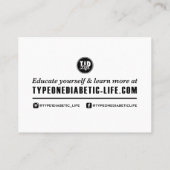 Carte De Référencement Vérité de T1d (3,5" x 2,5") (Dos)