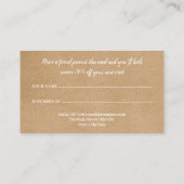 Carte De Référencement Vert citrons rustique moderne (Dos)