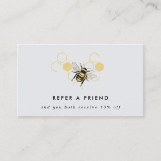 Carte De Référencement Vintage Beekeeping & Honeybee Farm Business