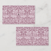 Carte De Référencement William Morris, Le voleur de fraises, revamped, ar (Devant / Derrière)