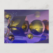 Carte de reflets dorés (Devant)