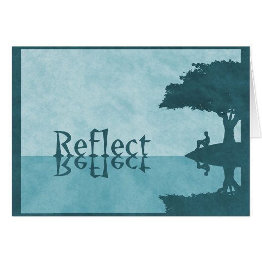 Carte de réflexion (Devant horizontal)