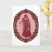 Carte de régence gothique (Fleur jaune)