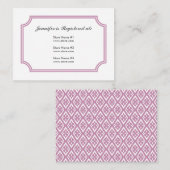 Carte de registre avec Motif de croisement médiéva (Devant / Derrière)