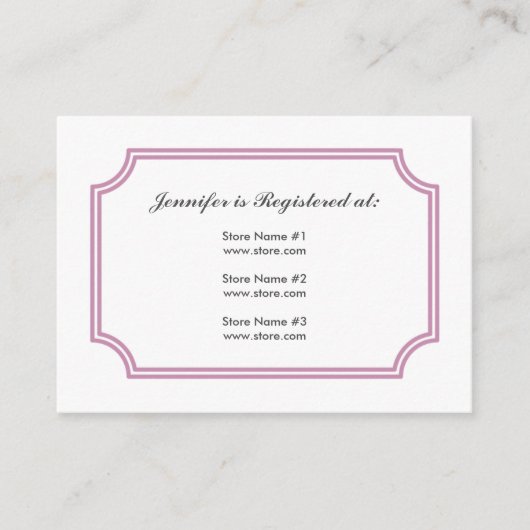 Carte de registre avec Motif de croisement médiéva (Devant)