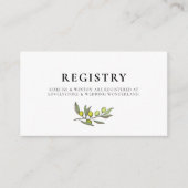 Carte de registre mariage de la branche Olive mode (Devant)