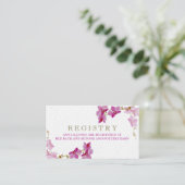 Carte de Registre Mariage Orchid Paradise (Debout devant)