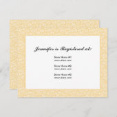 Carte de registre Spiral (Devant / Derrière)