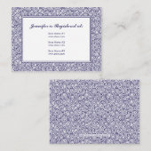 Carte de registre spirale - 3,5 po x 2,5 po (Devant / Derrière)