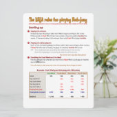 Carte    de règles BMJA à grande impression - Conf (Debout devant)